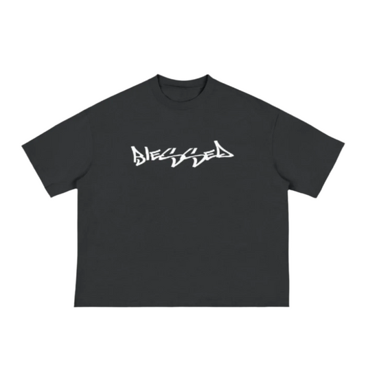 BLESSED "NOTHING LASTS 4 EVER" BLACK TEE