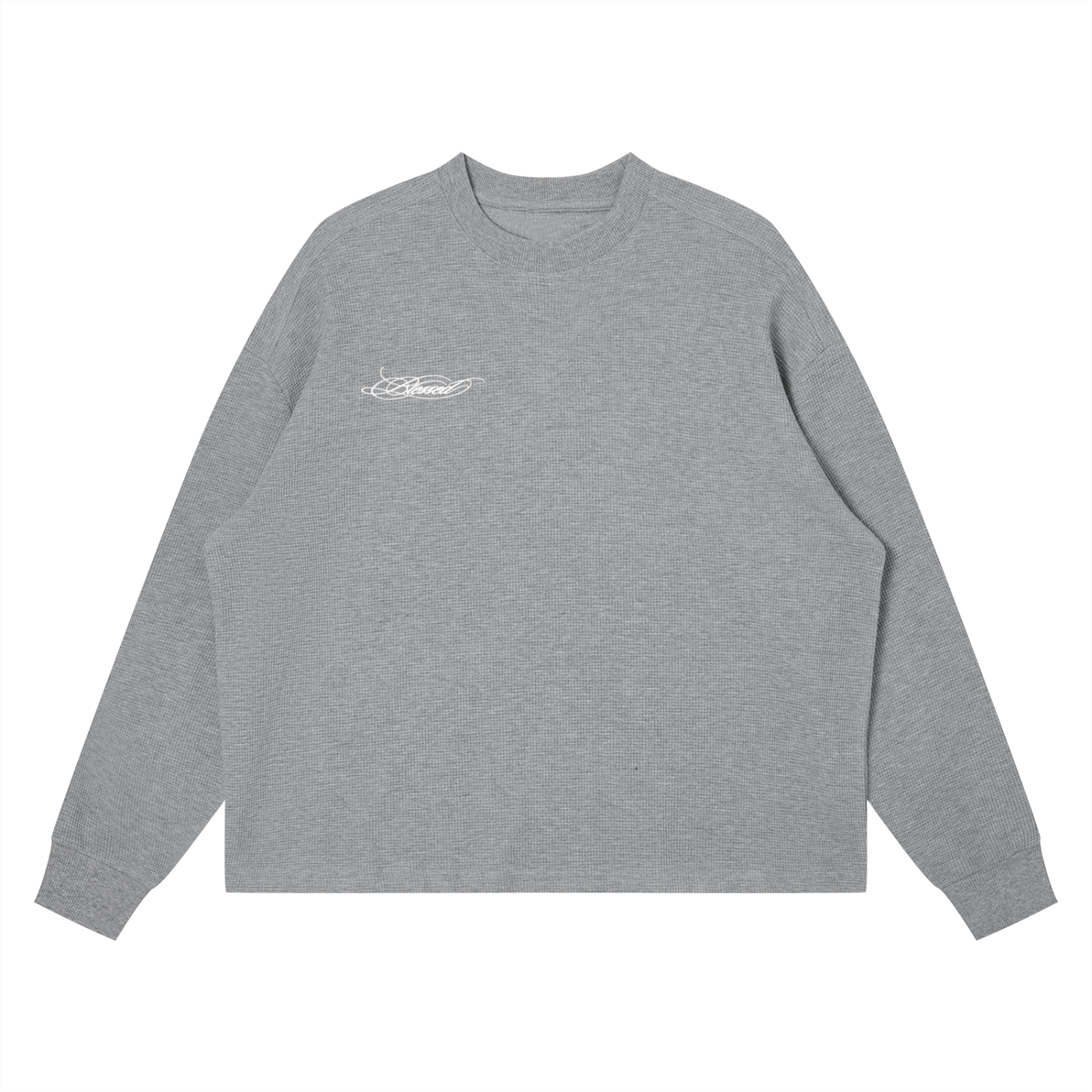 BLESSED SCRIPT WAFFLE KNIT