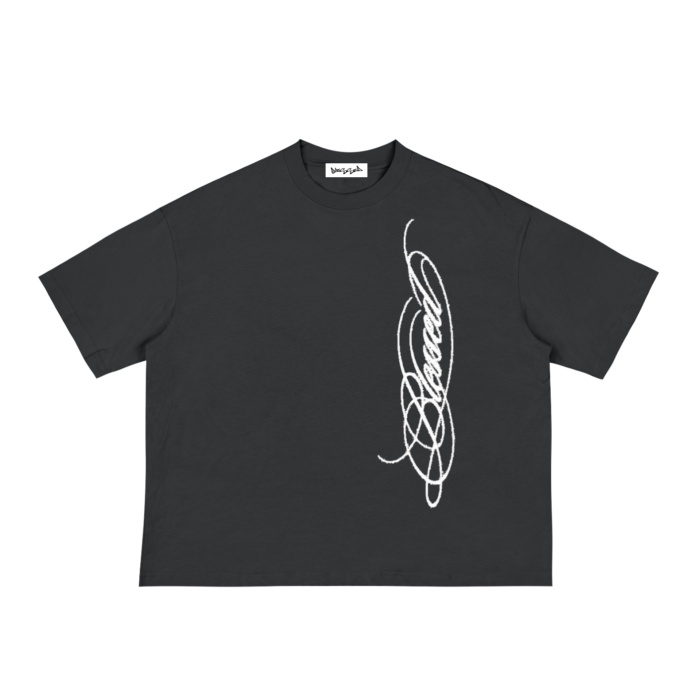 BLESSED CALIGRAPHY TEE